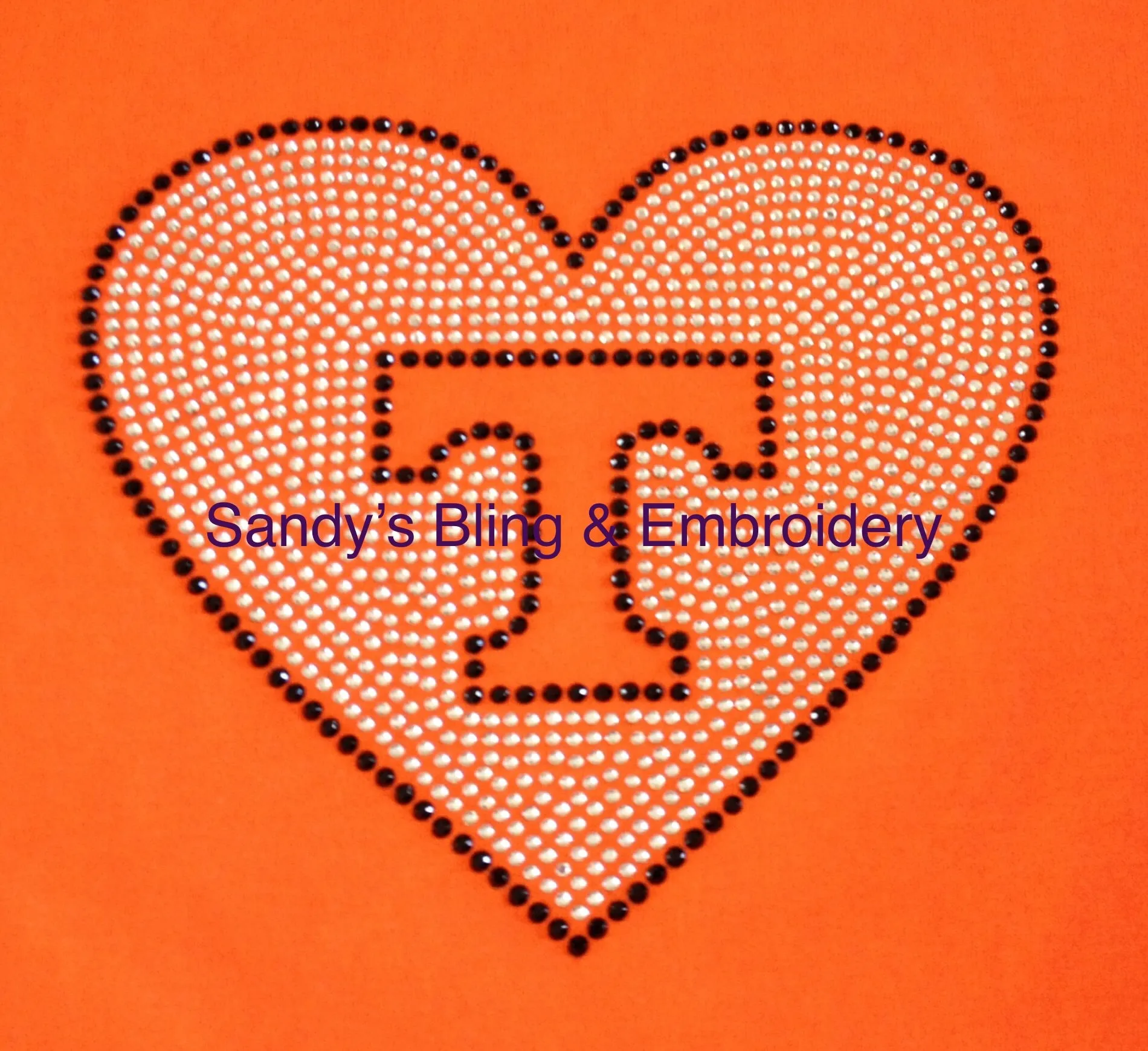 Thankful Heart Rhinestone LONG Sleeved T-shirt