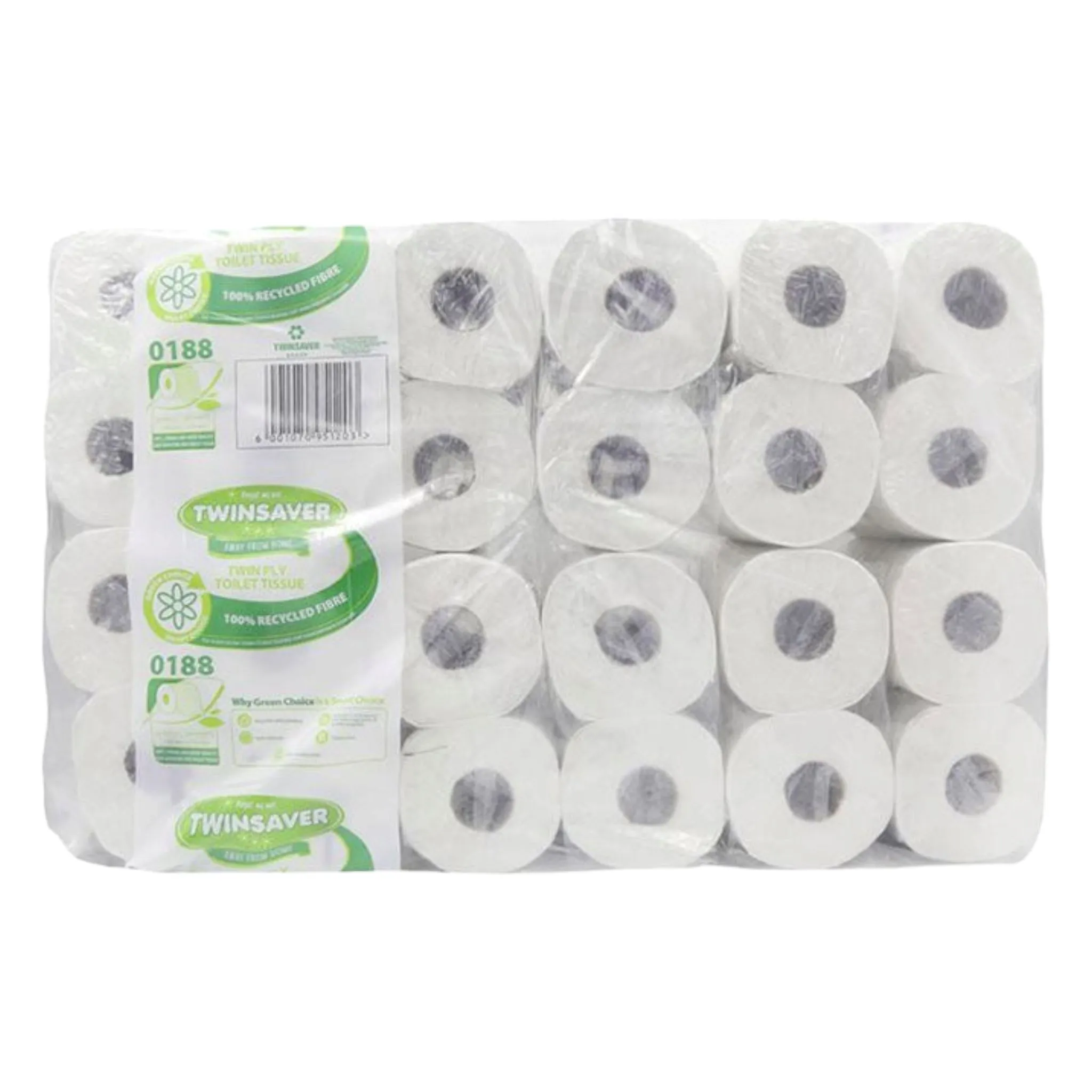 Twinsaver Toilet Paper Rolls 2-Ply 24s Wrapped 1364