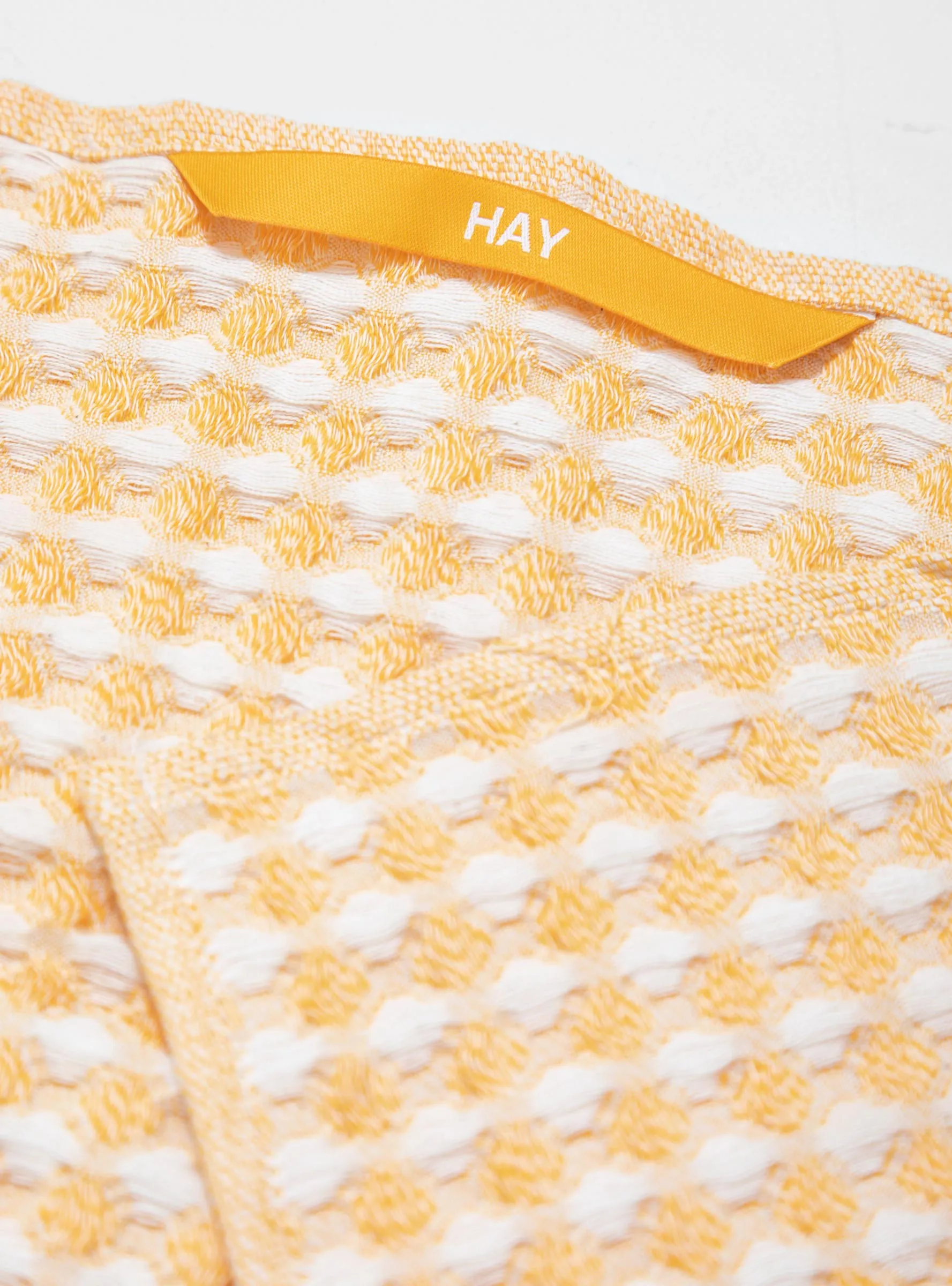 Twist Dish Cloth and Towel Set of 4 Yellow