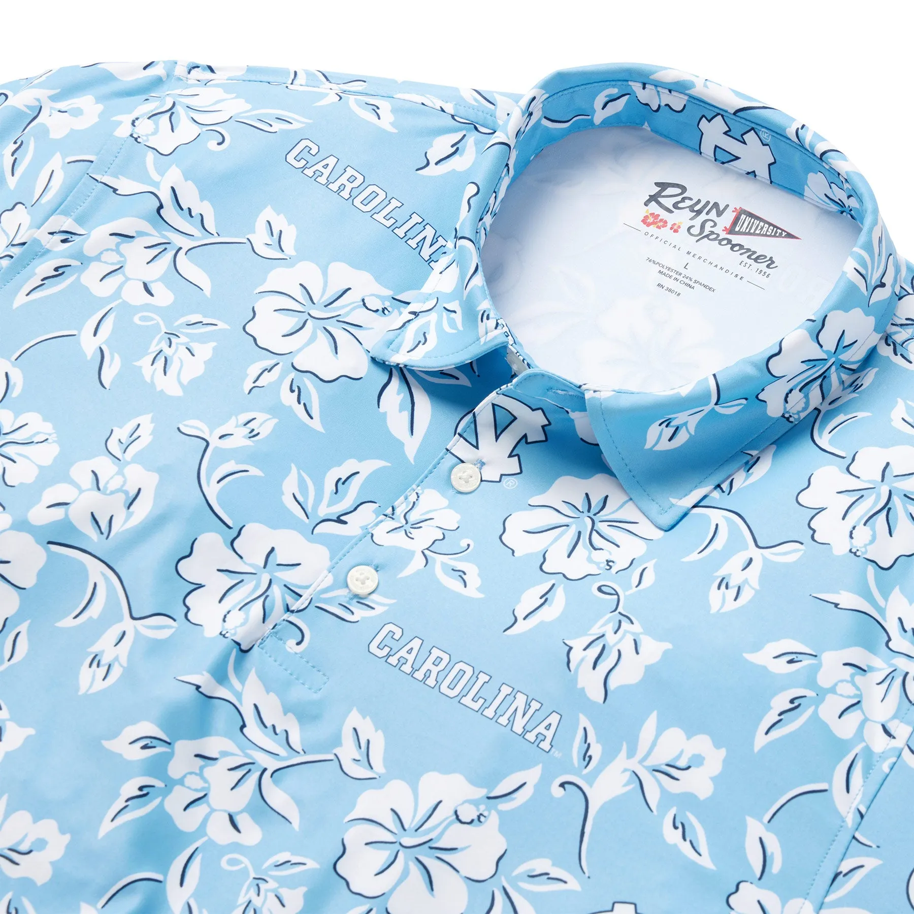 UNIVERSITY OF NORTH CAROLINA GAME DAY PERFORMANCE POLO / Performance Fabric