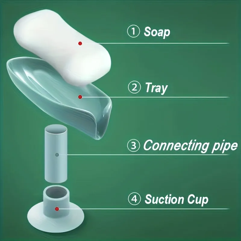 Versatile NonPerforated Soap Tray for Kitchen and Bathroom