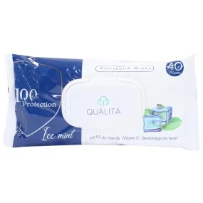 Wet Wipes 40Pcs With Antibacterial Ice Mint smell
